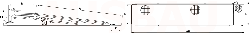 AUSBAU - Mobiele laadbrug